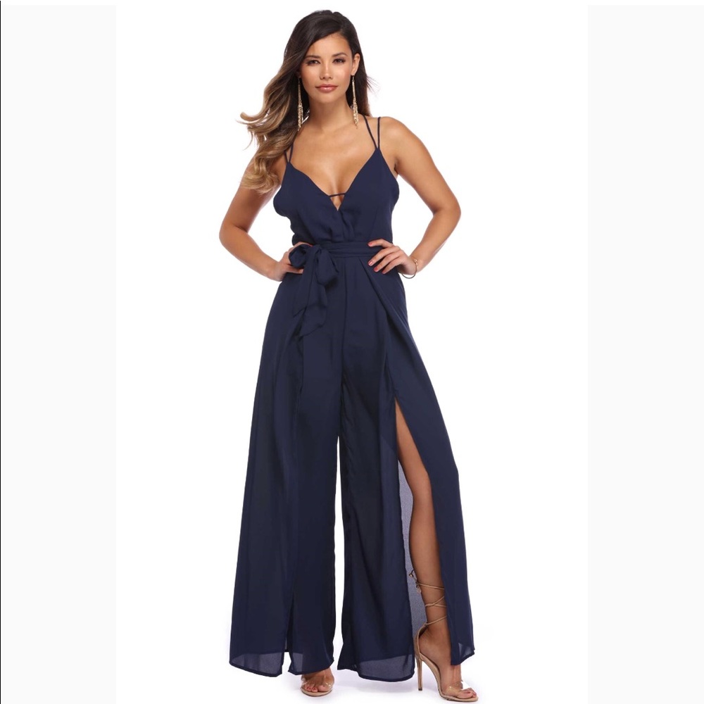 Windsor navy blue jumpsuit